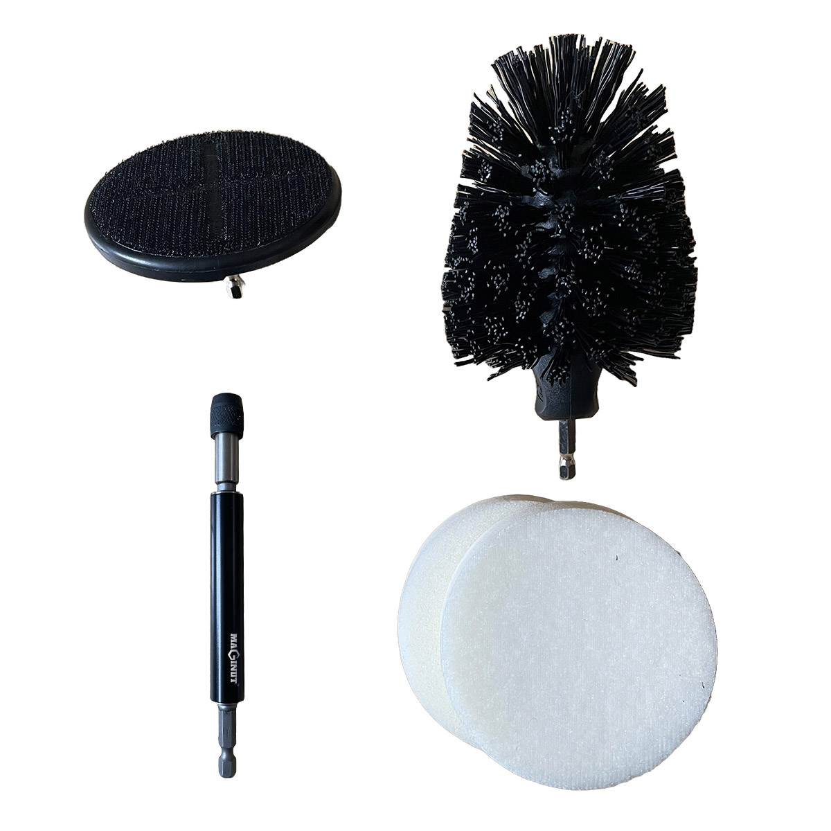 4Pack Drill Brush Power Scrubber Cleaning Brush and Extended Long Attachment 4Pack Drill Brush Power Scrubber Cleaning Brush and Extended Long Attachment